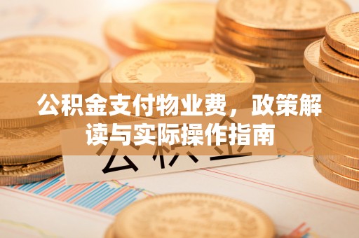南屯公积金支付物业费，政策解读与实际操作指南