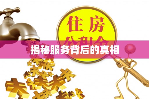 南屯揭秘服务背后的真相
