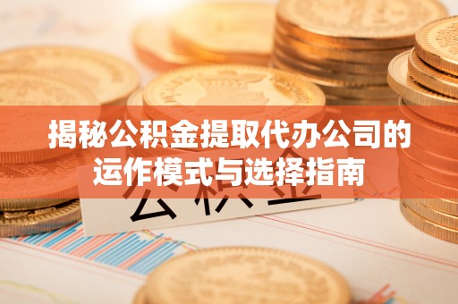 南屯揭秘公积金提取代办公司的运作模式与选择指南