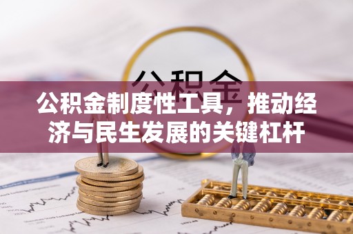 南屯公积金制度性工具，推动经济与民生发展的关键杠杆