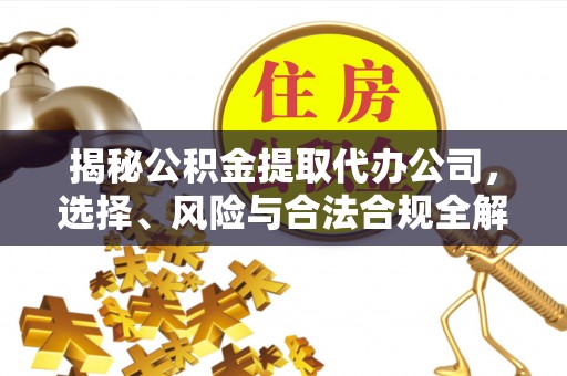 南屯揭秘公积金提取代办公司，选择、风险与合法合规全解析