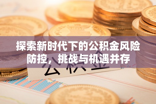 南屯探索新时代下的公积金风险防控，挑战与机遇并存
