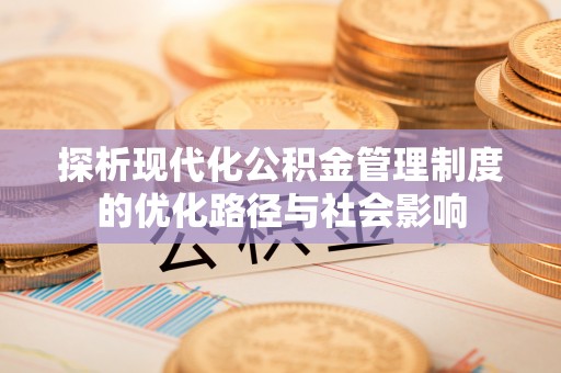 南屯探析现代化公积金管理制度的优化路径与社会影响