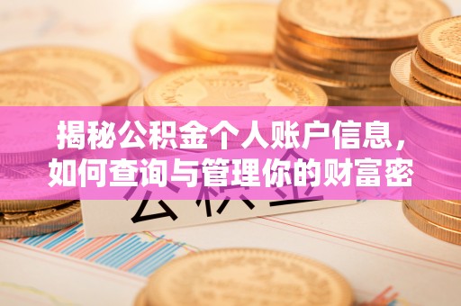 南屯揭秘公积金个人账户信息，如何查询与管理你的财富密码