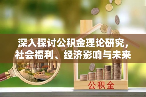 南屯深入探讨公积金理论研究，社会福利、经济影响与未来展望