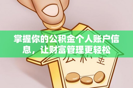 南屯掌握你的公积金个人账户信息，让财富管理更轻松
