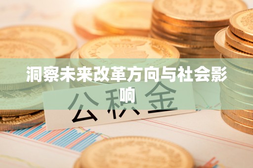 南屯洞察未来改革方向与社会影响