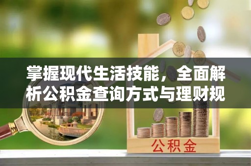 南屯掌握现代生活技能，全面解析公积金查询方式与理财规划